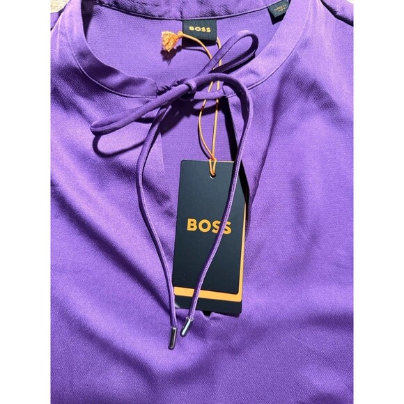 BOSS Women's Purple Hugo Dorena Mini Dress Size XS NWT ($168) - Picture 3 of 5